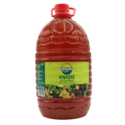 Vinagre de Vino Blanco PET 5 L.