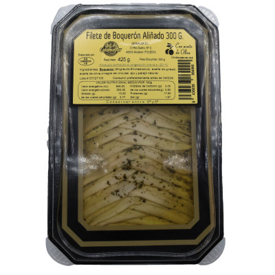 BOQUERON BAND 300G ESC. OLIVA VIRGEN S.ORO