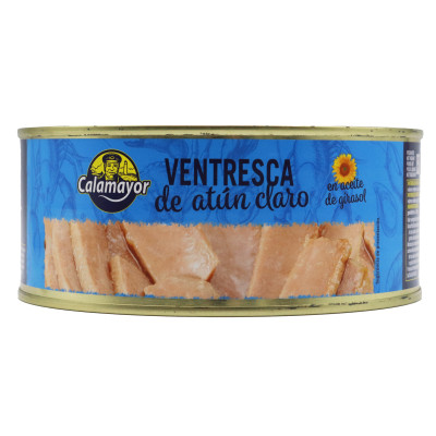 Ventresca de Atún Claro Aceite Vegetal RO-900/600 GRS