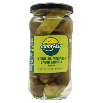 Pepinillo Mediano en Vinagre Primera Tarro 370