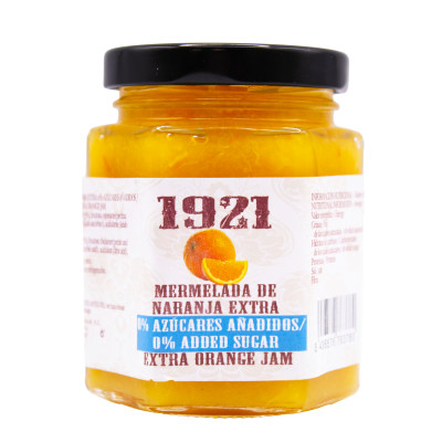 Mermelada de Naranja Extra Sin Azucares Añadidos 1921 Gourmet