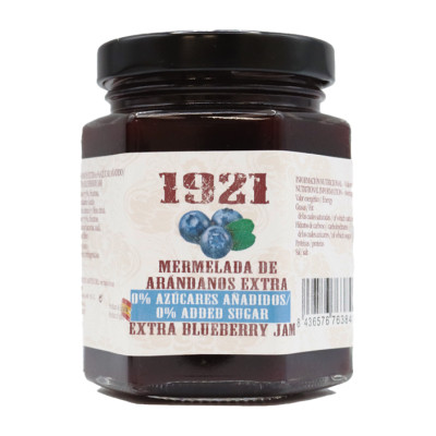 Mermelada Arándanos Extra Sin Azucares Añadidos 1921 Gourmet