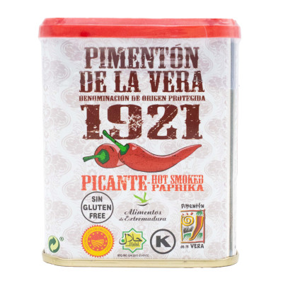 Pimentón de la Vera Picante Lata 75Gr
