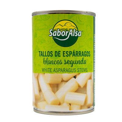 TALLOS ESPARRAGOS BLANCOS LATA 1/2