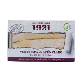 Ventresca de Atún Claro en Aceite de Oliva OL-120 1921