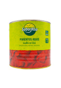Pimiento Rojo Morrón Asado Tiras 3kg Saboralsa