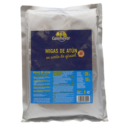 Migas de Atún en Aceite de Girasol Bolsa 1Kg Calamayor