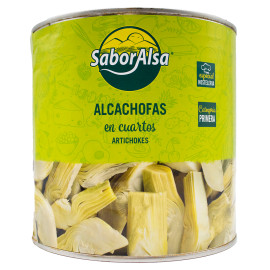 Alcachofa Cuarteada 2,5 Kg Saboralsa