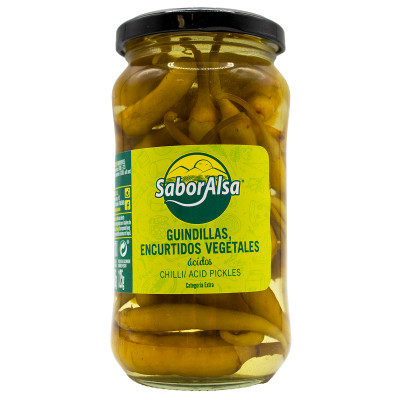 Guindillas en Vinagre Primera Tarro 1/2 Kg.