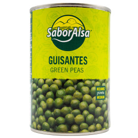 GuisanteMediano Primera Lata 1/2Kg Tapa Plana Saboralsa