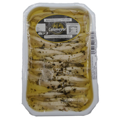 Boquerón Oliva Virgen Bandeja 150 grms.
