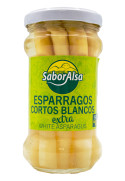 Esparragos Blancos Extra Tarro 212 180g (9/12 Unidades) Saboralsa