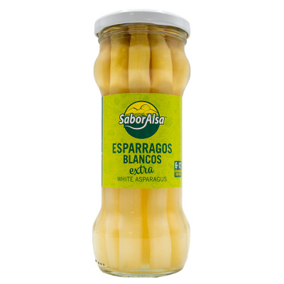 Espárrago Blanco Extra Tarro 370 (6/12) Saboralsa