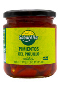 Pimiento Piquillo Enteros Extra Tarro A-370 Saboralsa