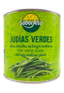 Judía Verde Fina Primera Lata 3Kg Saboralsa