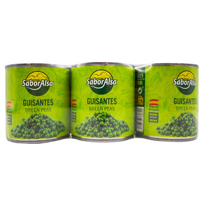 PEAS, FIRST CLASS, CAN 1/8 Kg. Pack-3