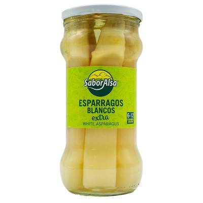 Espárrago Blanco Extra Tarro 580 (4/6) Saboralsa