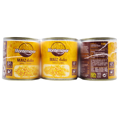 Maiz Dulce Pack 3 Caja 8 Montemayor