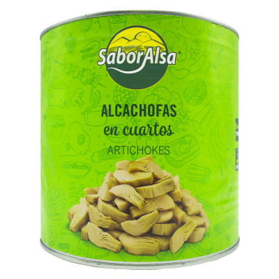 Alcachofa Cuarteada 2,5 Kg Saboralsa