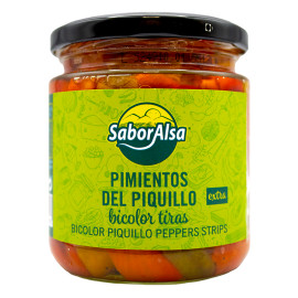 Pimiento Piquillo Tiras Bicolor 370