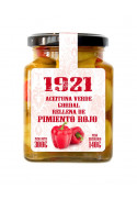 ACEITUNA VERDE GORDAL RELLENA DE PIMIENTO ROJO 1921