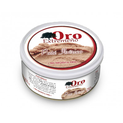 PATE IBERICO LATA 250 GR BANDEJA 6 UDS