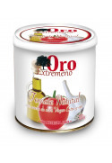 TOMATE NATURAL CON ACEITE DE OLIVA VIRGEN EXTRA Y AJO LATA 700 GR - BANDEJA 5 UDS Oro Extremeño