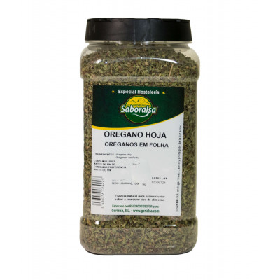 Orégano Hoja PET 150 grms.