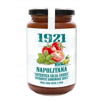 SALSA NAPOLITANA ``AUNTENTICA SALSA CASERA´´ 370GR 1921