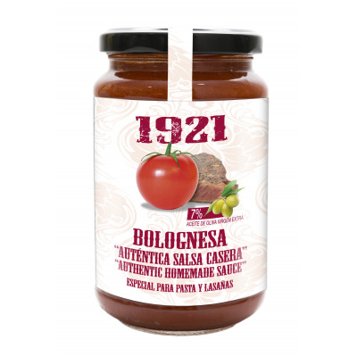SALSA BOLOGNESA ``AUNTENTICA SALSA CASERA´´ 370GR 1921