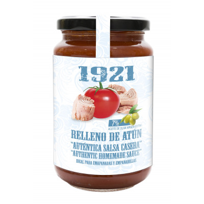 SALSA RELLENO DE ATÚN ``AUNTENTICA SALSA CASERA´´ 370GR 1921
