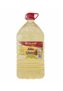 ACEITE GIRASOL ALTO OLEICO 80% PET 5L KRISSOL