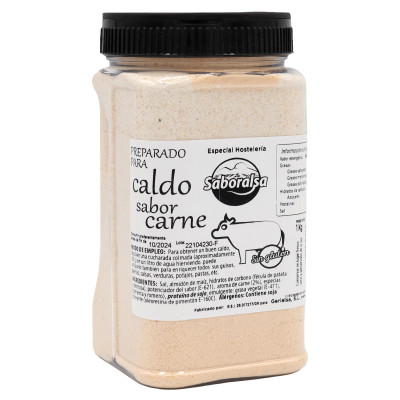 CALDO DE CARNE 1KG SABORALSA