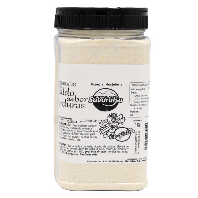 CALDO DE VERDURAS 1KG SABORALSA