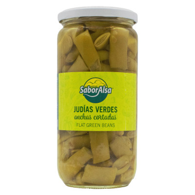 Judía Verde Ancha Primera Tarro 1 Kg.