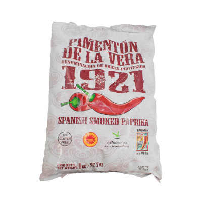 SWEET VERA´S SOMOKED PAPRIKA 1921 BAG 1000 GR D.O.P.