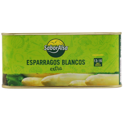 Espárrago Blanco Extra Lata 1 Kg (13/16)