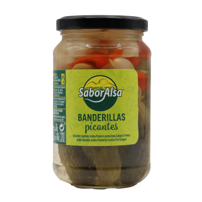 Banderillas Picantes en Vinagre Primera Tarro 1/2 Kg.