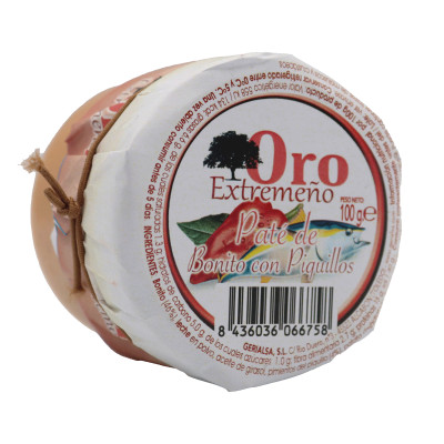 PATE DE BONITO CON PIMIENTOS DEL PIQUILLO 100 GR