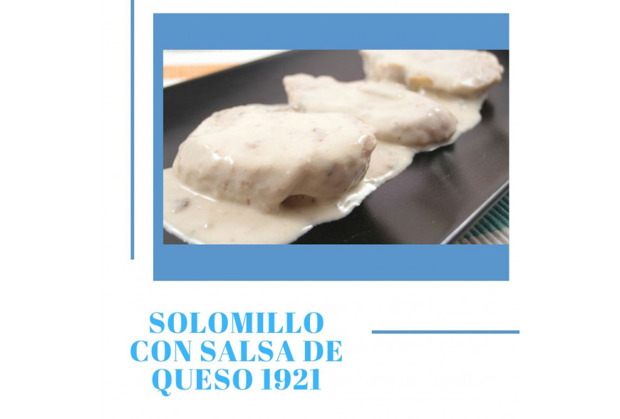 SOLOMILLO DE TERNERA CON SALSA DE QUESO
