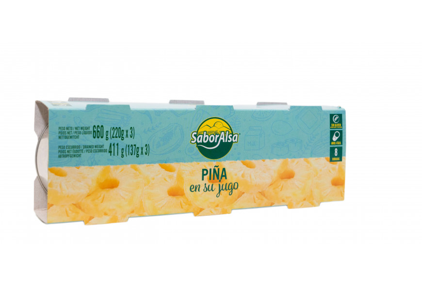 PIÑA EN SU JUGO PACK-3