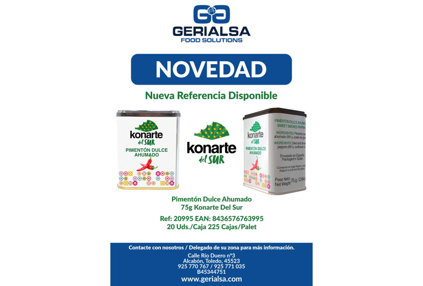 Nuevo Producto Disponible: Pimenton Dulce Ahumado Konarte Del Sur