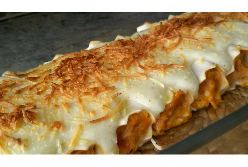 CANELONES RELLENOS DE ATÚN Y TOMATE