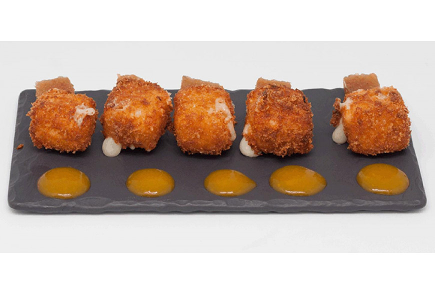 QUESO FRITO CON PIMENTÓN DE LA VERA