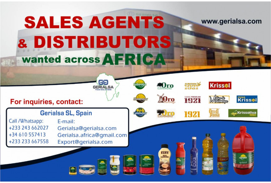 BUSCAMOS DISTRIBUIDORES Y AGENTES EN ÁFRICA